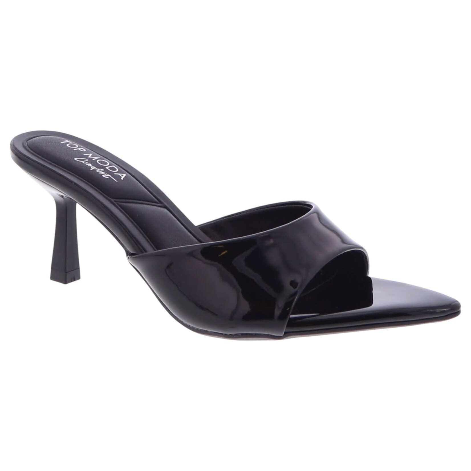 TOP MODA TOP MODA OPEN POINTY TOE SLIDE 2.5" HEEL SUSAN-1