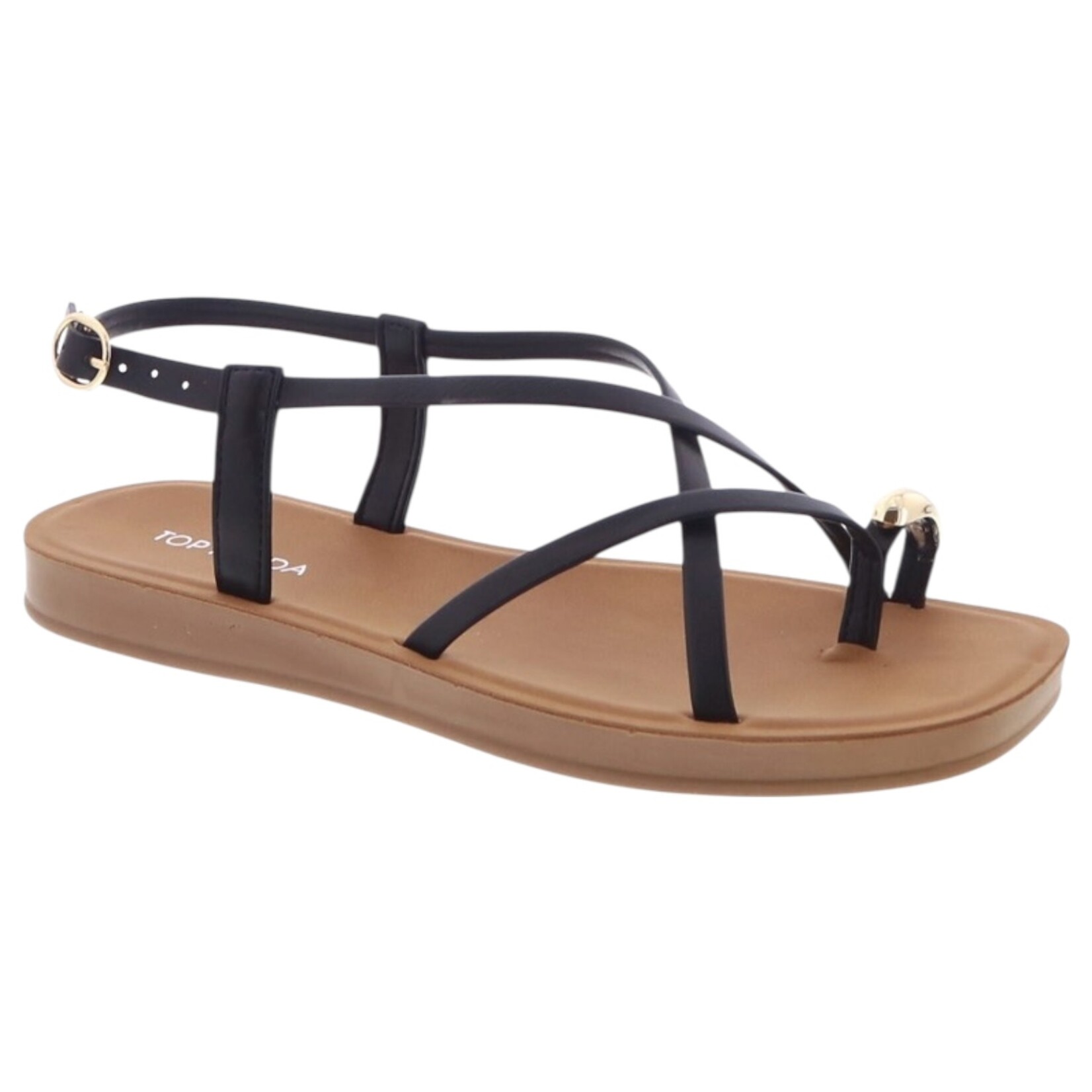 TOP MODA TOP MODA STRAPPY TOE LOOP SANDAL NIKKI-46