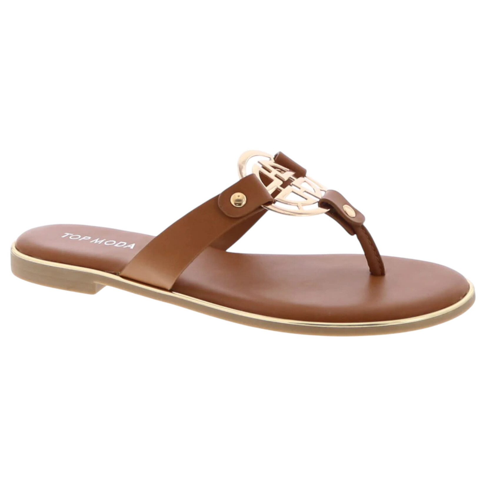 TOP MODA TOP MODA GEOMETRIC PENDANT THONG SANDAL NOEL-6