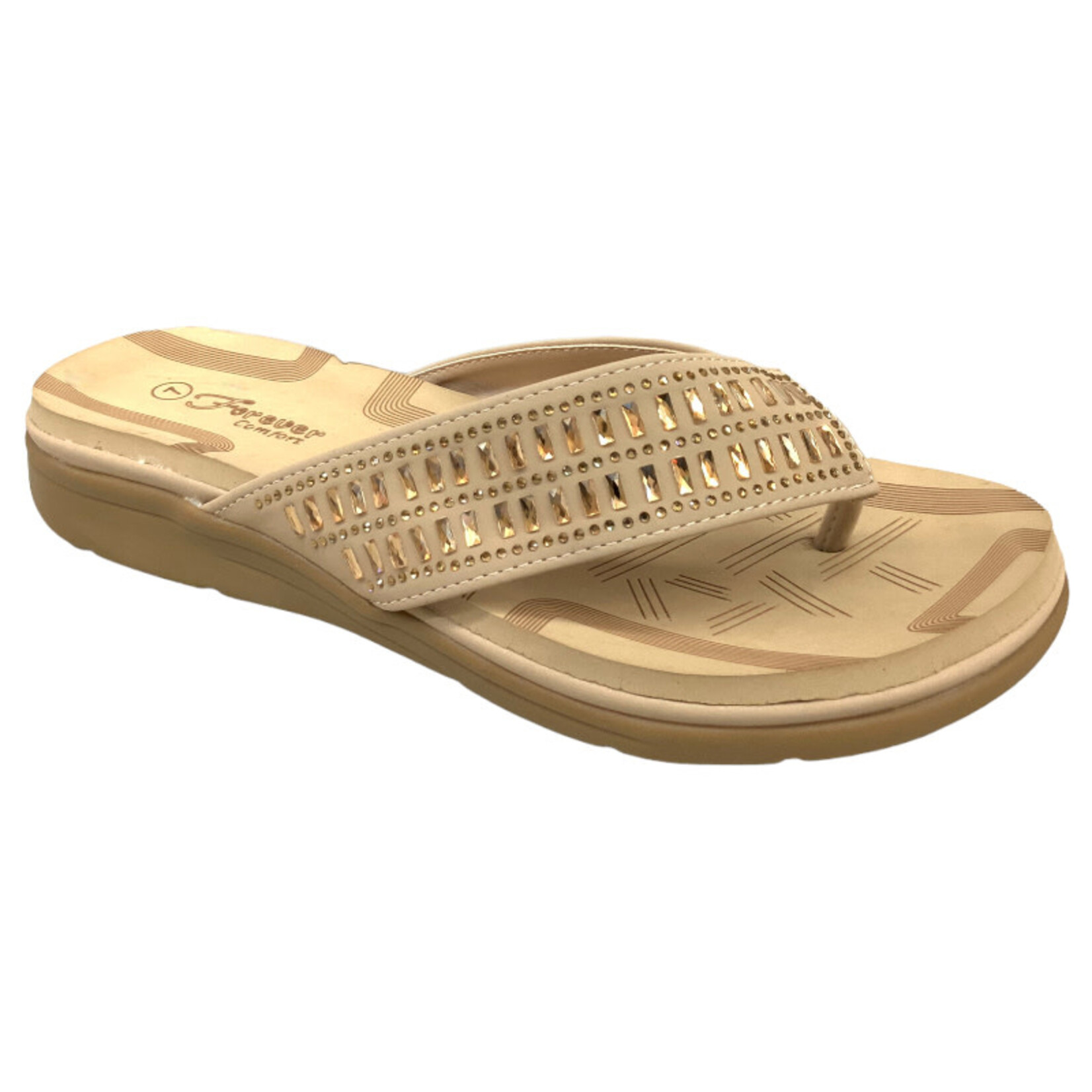 FOREVER FOREVER RHINESTONE SLIPPER TRACY-27