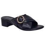 ITALIAN SHOEMAKERS ITALIAN CROSS BAND BLOCK HEEL JUNA