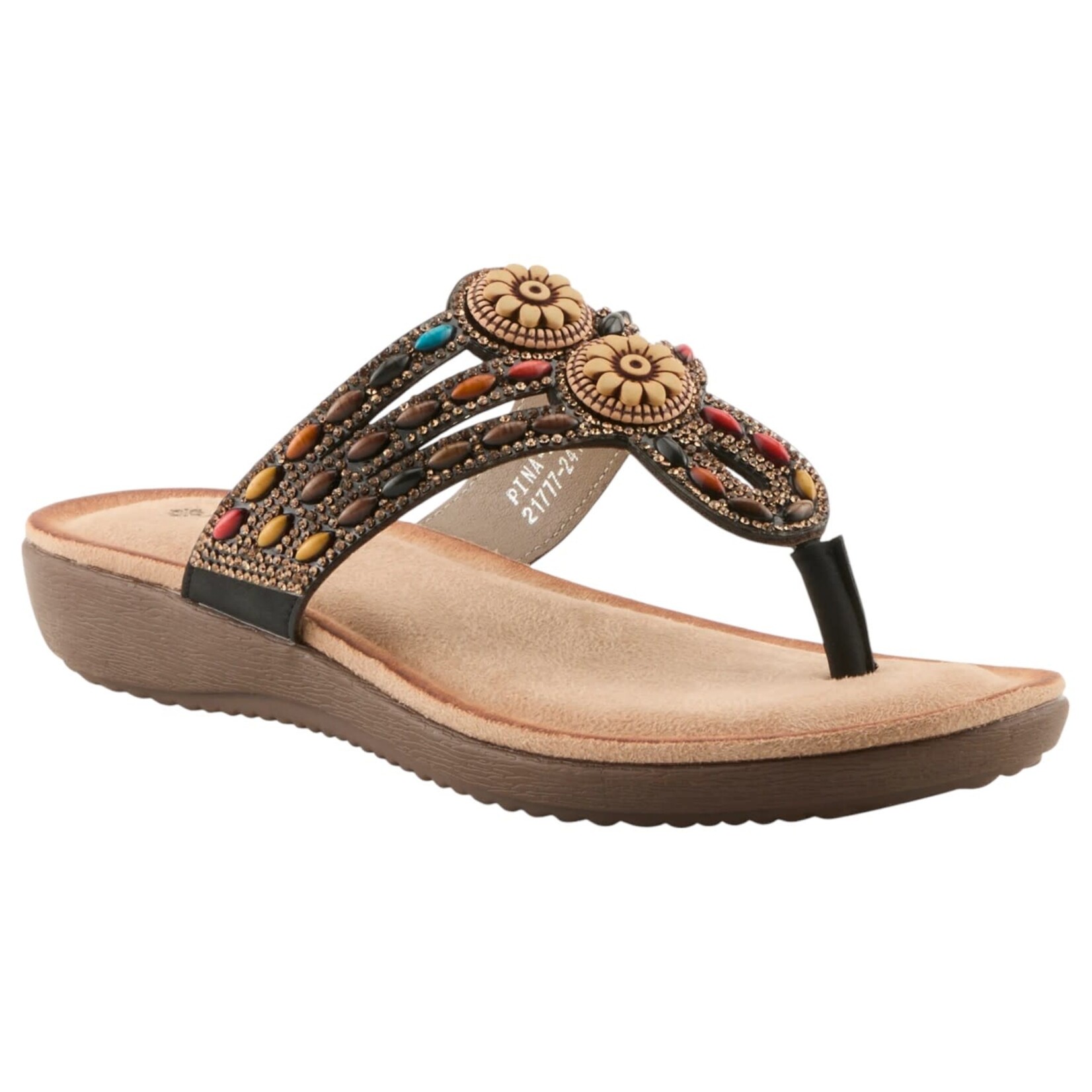 PATRIZIA PATRIZIA BEAD THONG SLIPPER PINA