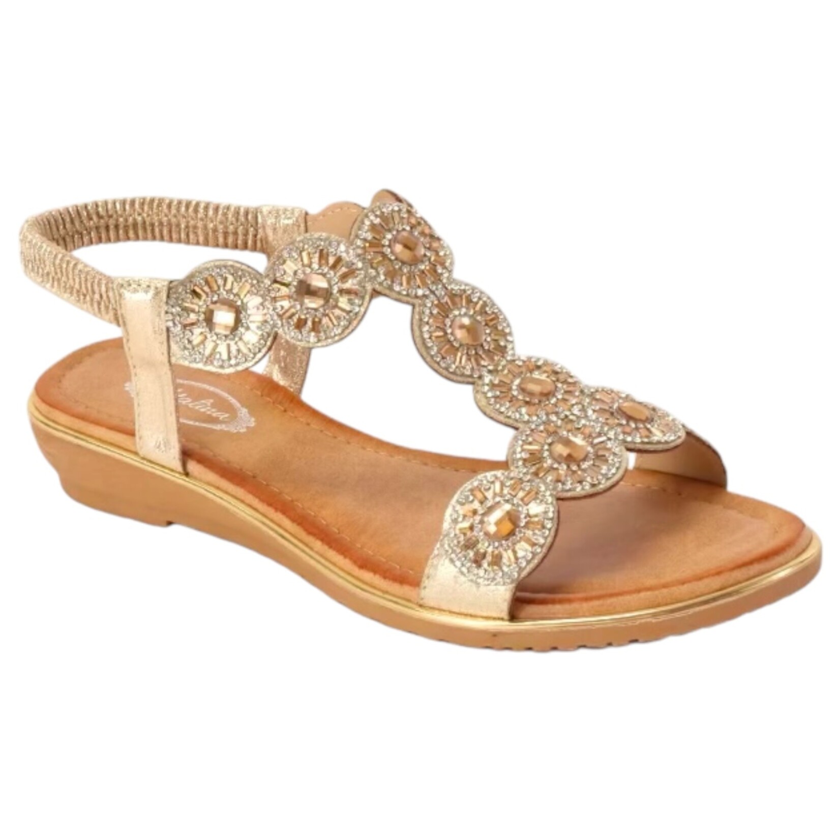 ATALINA ATALINA ELASTIC BAND SANDAL DF9598