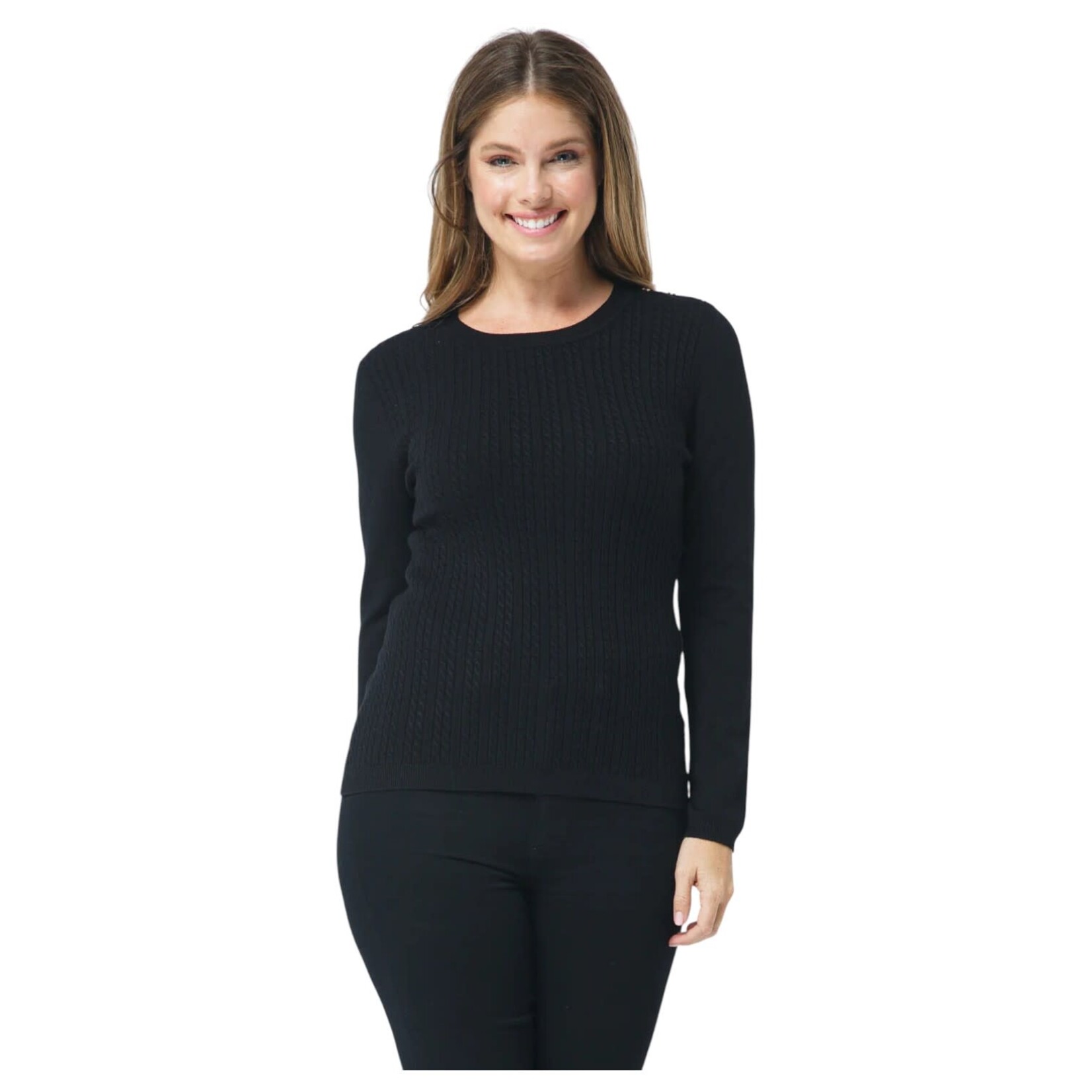 CIELO CIELO CABLE KNIT PULLOVER SWEATER SW245