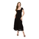IRIS IRIS TIERED PUFF SLEEVE SMOCK DRESS SD4000