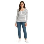 ESTIVANELI ESTIVANELI STRIPE LONG SLEEVE TOP XSEW-66563