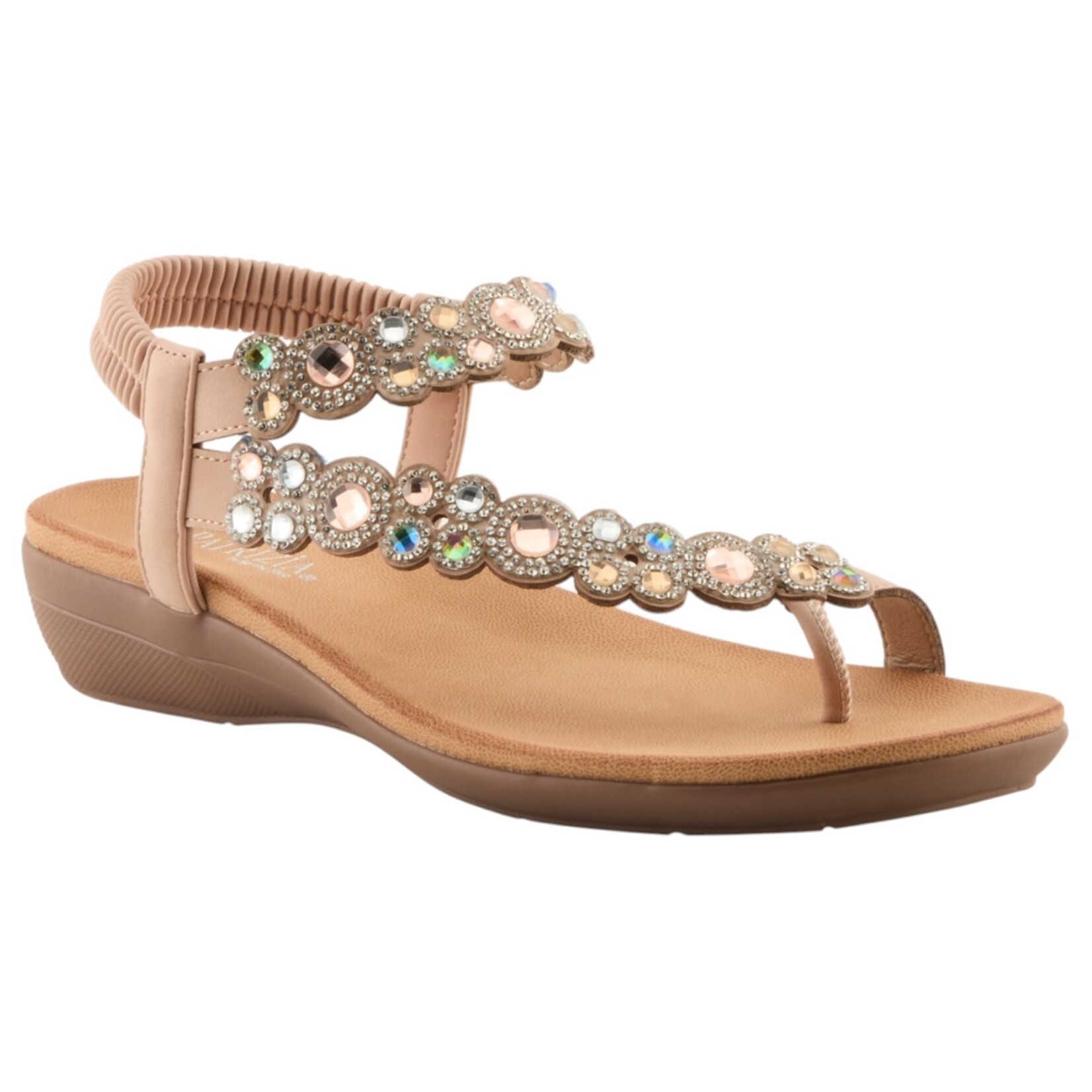 PATRIZIA PATRIZIA ELASTIC BAND RHINESTONE SANDAL SANJUAN