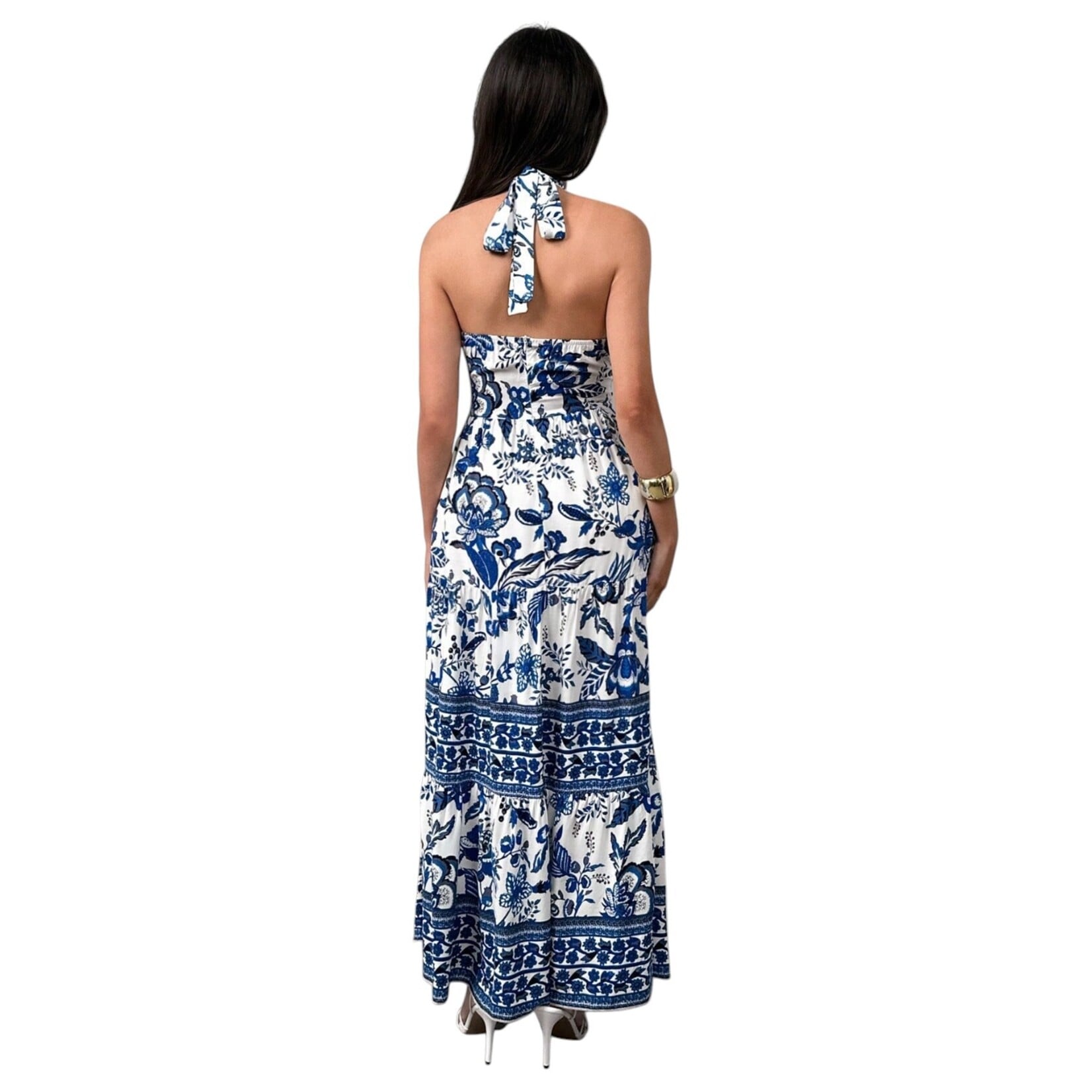MISS KELLY MISS KELLY HALTER MAXI DRESS SD5690