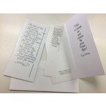 Hymns In My Heart - 3x9'' Greeting Card - Birthday - The Hours Of The Day Are Over (9)