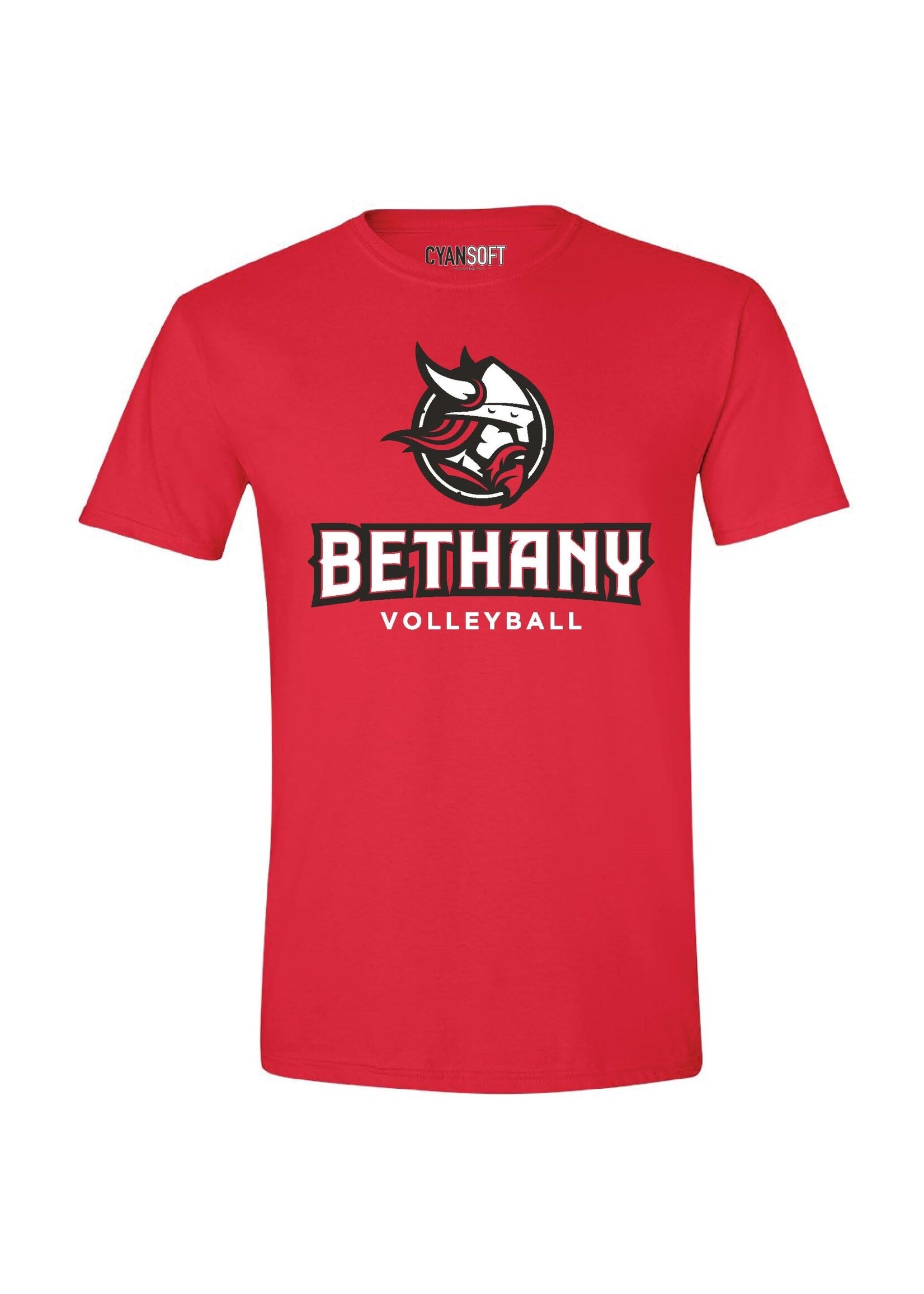 CyanSoft Bethany Volleyball T-Shirt