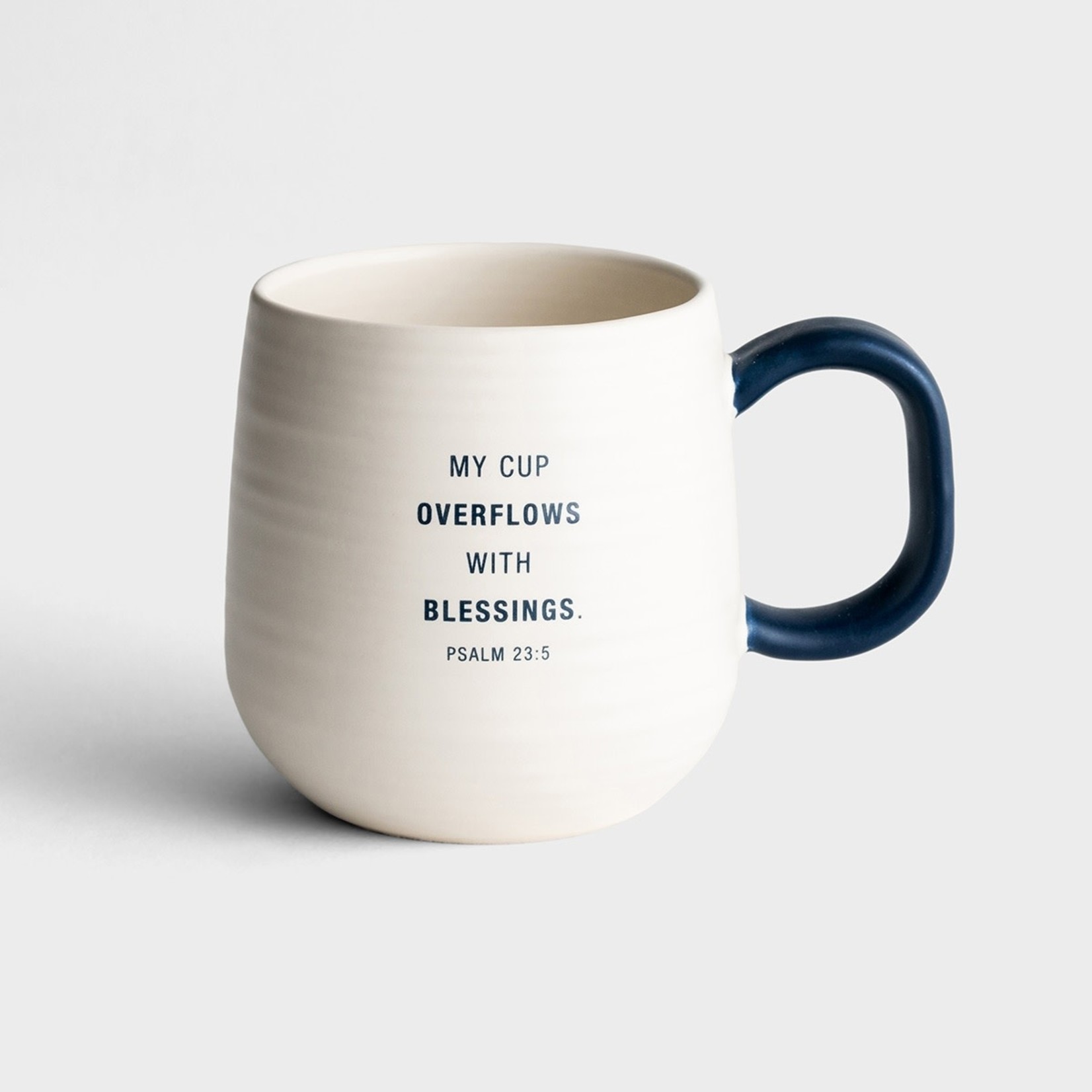 Dayspring Blessed Mug White/Blue Handle