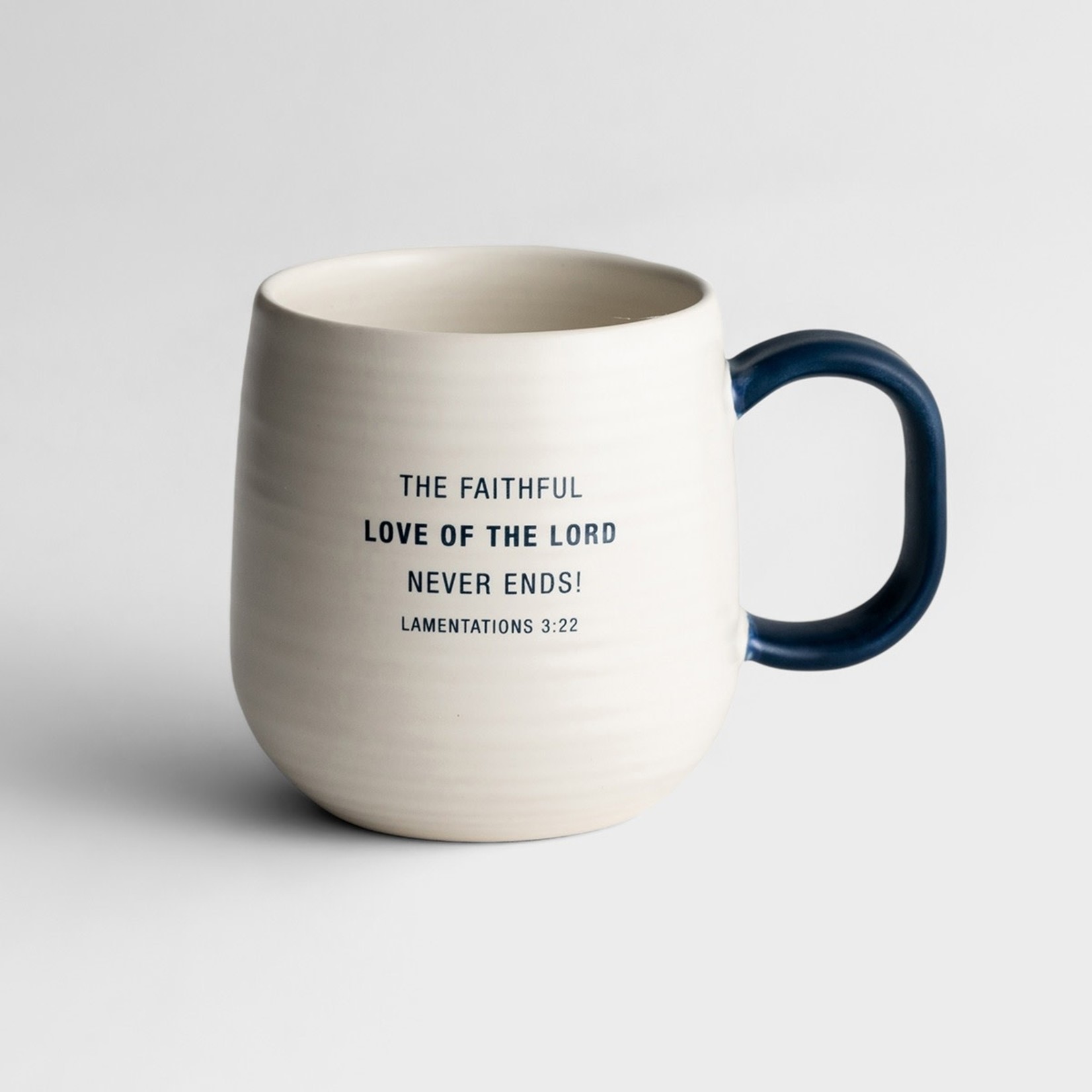 Dayspring Loved Mug White/Blue Handle