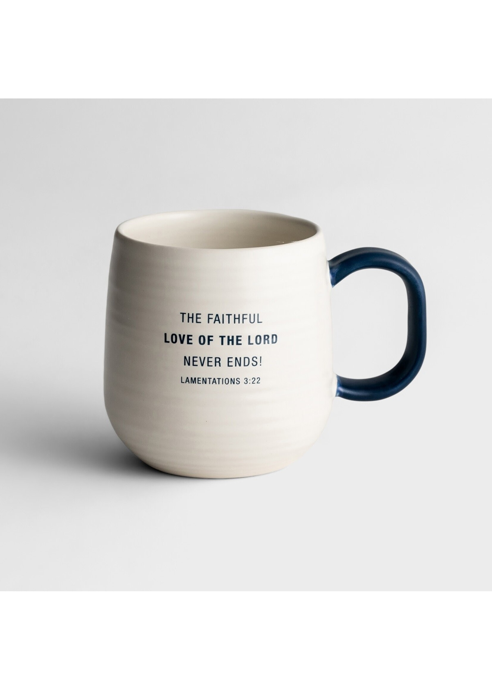 Dayspring Loved Mug White/Blue Handle