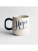 Dayspring Hope Mug White/Blue Handle