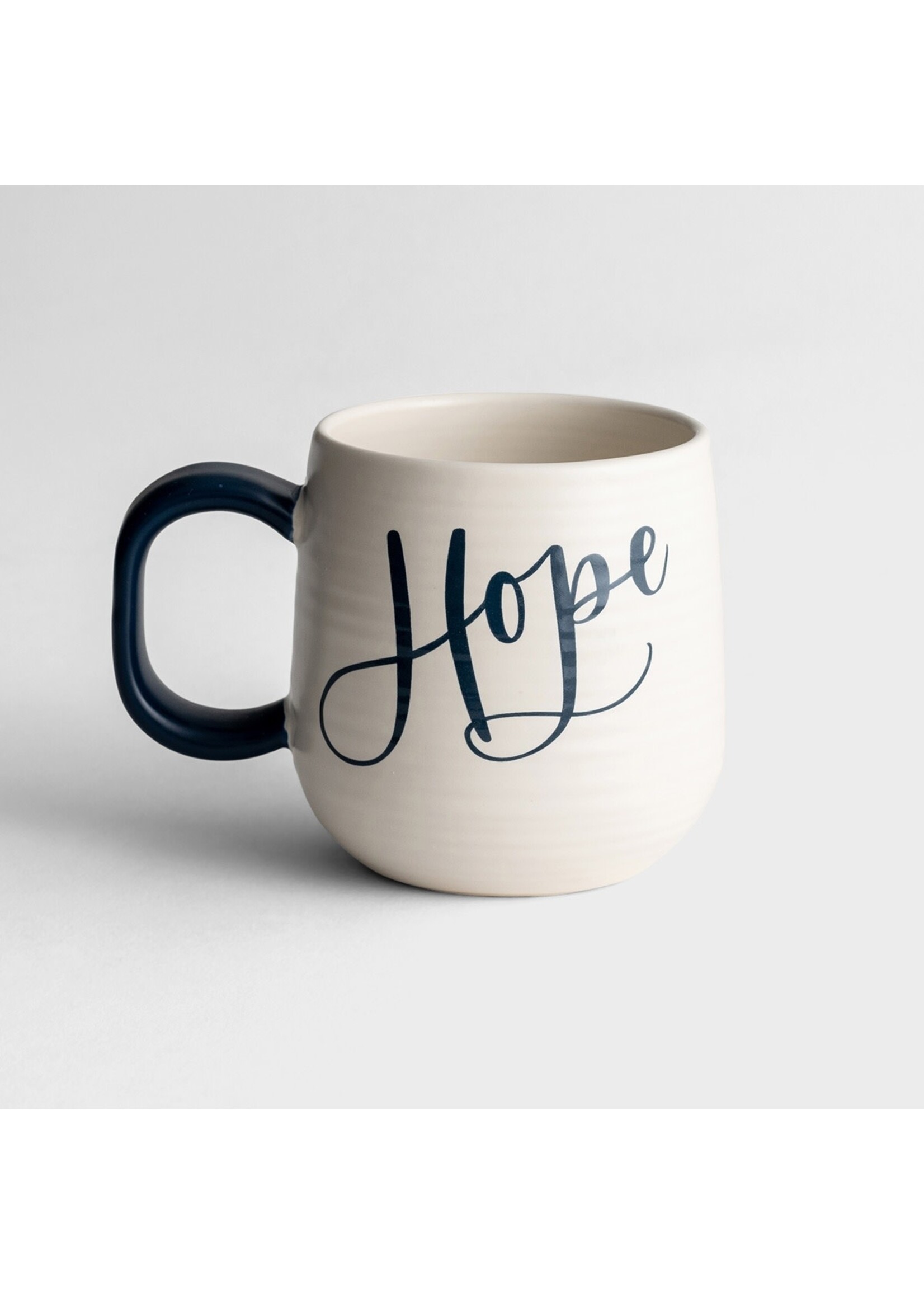 Dayspring Hope Mug White/Blue Handle