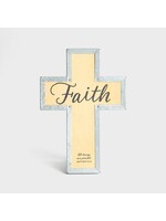 Dayspring Metal-Wrapped Wall Cross - Faith