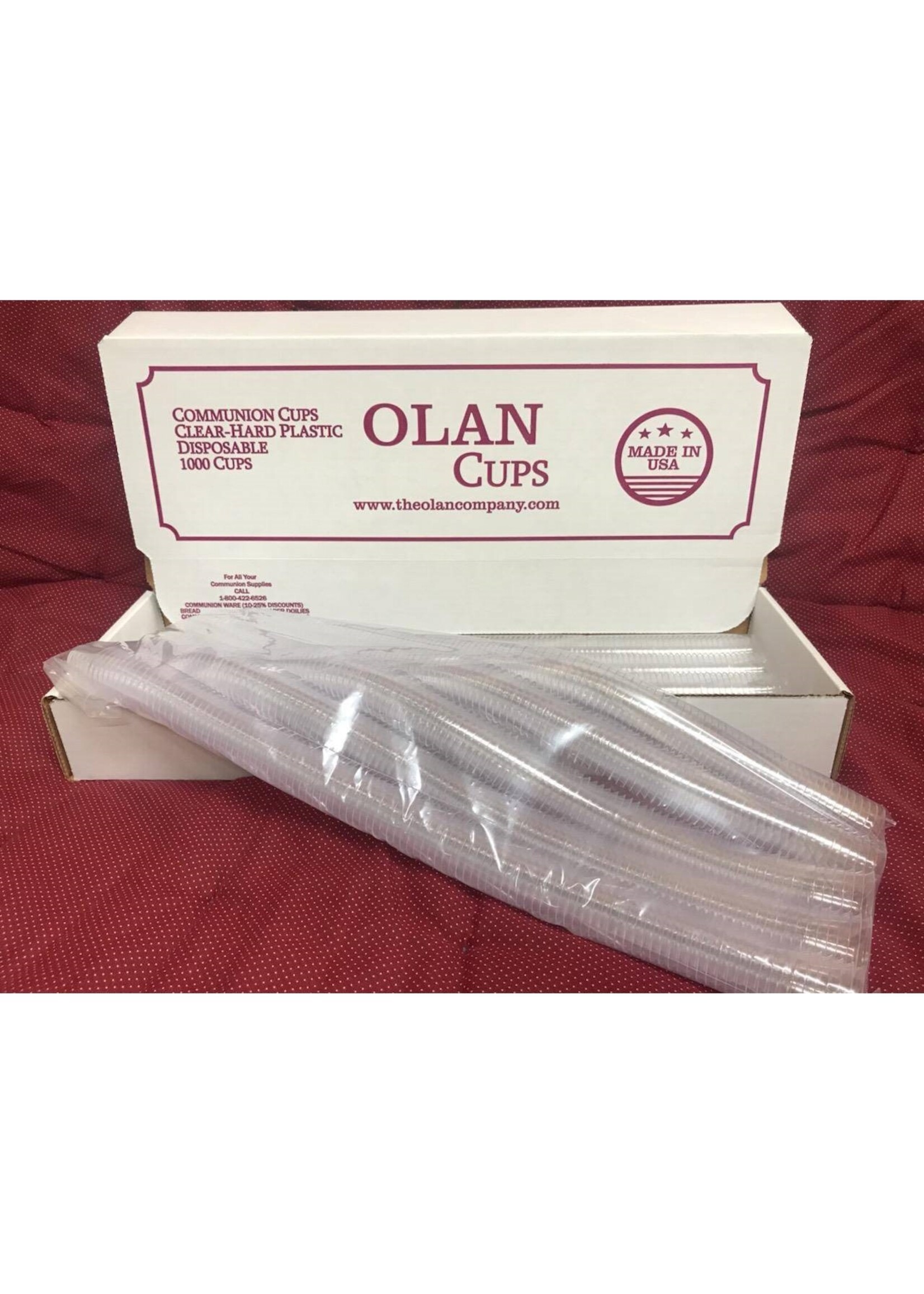 Olan Disposable Communion Cups - 1000 Pack