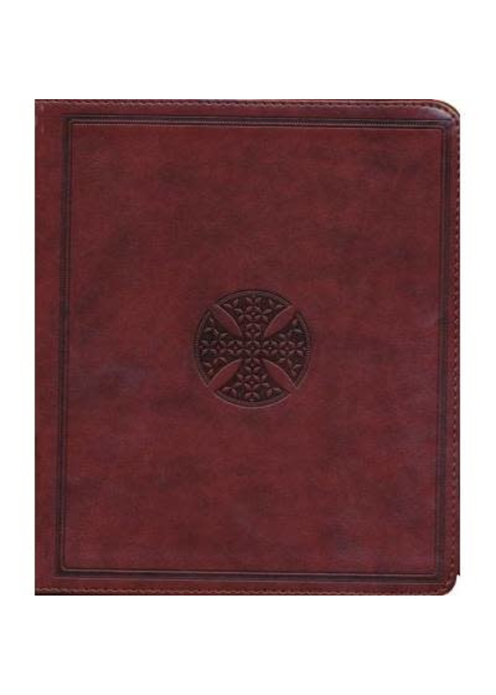 Crossway (ESV) English Standard Version Journaling Bible - TruTone - Brown - Mosaic Cross Design