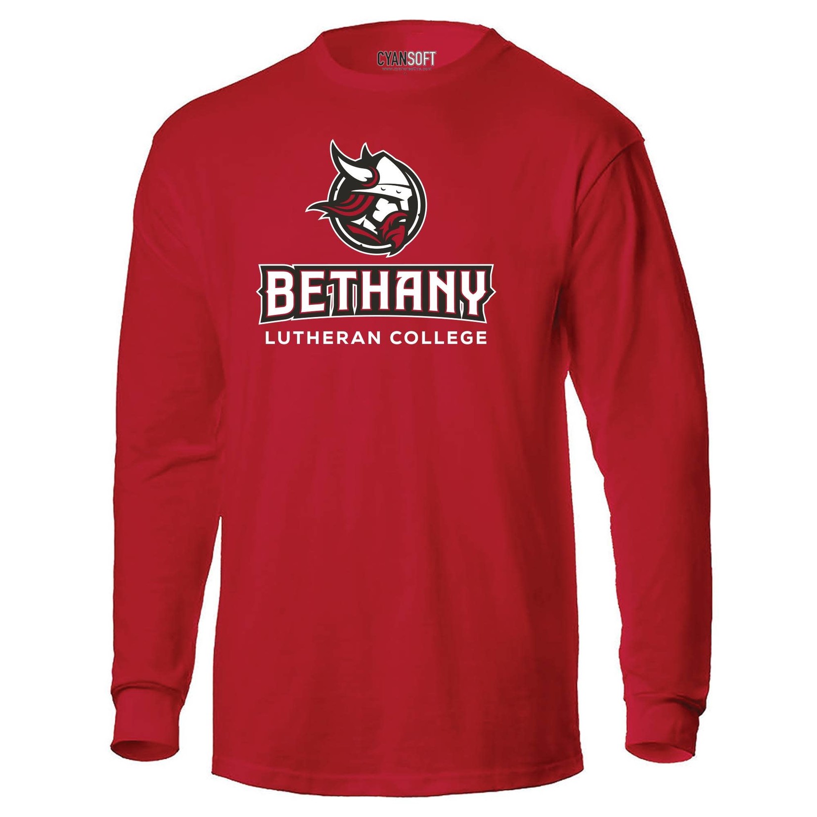 CyanSoft Bethany Lutheran College Viking Long Sleeve T-Shirt