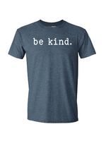 Be Kind T-shirt - Heather Navy