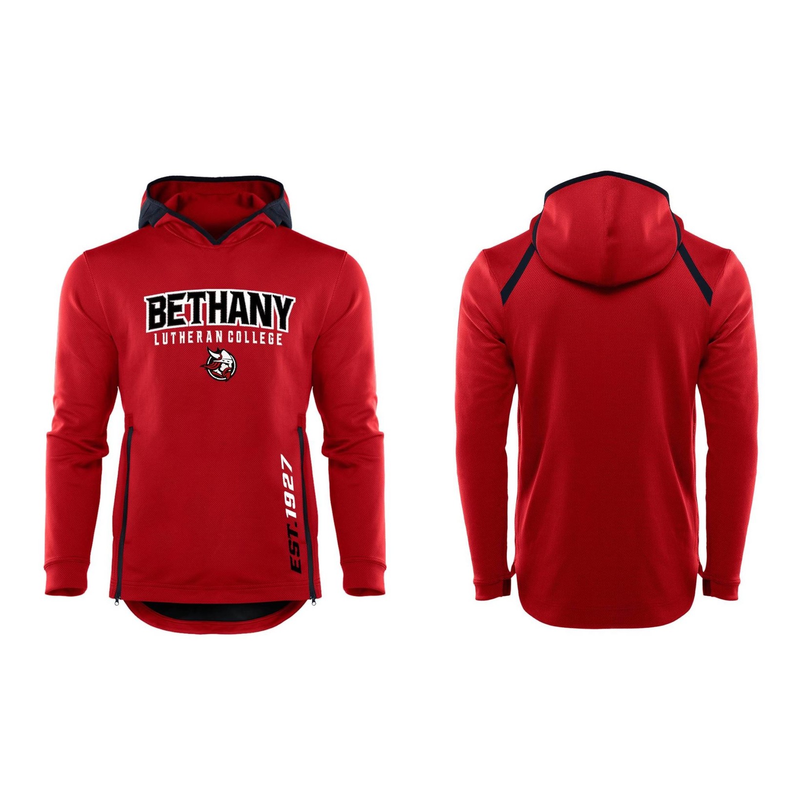 Hero 247 BLC Vikings Est 1927 Hoodie - Red/Black