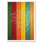 Hymns In My Heart - 5x7" Greeting Card - Appreciation (Teacher) - In Christ We Must Put All Our Trust