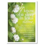 Hymns In My Heart Hymns In My Heart - 5x7" Greeting Card - Sympathy - I Know of a Sleep In Jesus' Name