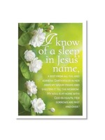 Hymns In My Heart - 5x7" Greeting Card - Sympathy - I Know of a Sleep In Jesus' Name