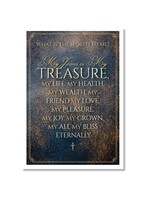 Hymns In My Heart - 5x7" Greeting Card - Retirement - What Is The World To Me?