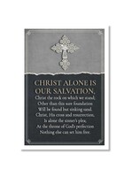 Hymns In My Heart - 5x7" Greeting Card - Wedding - Christ Alone Is Our Salvation