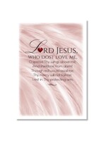 Hymns In My Heart - 5x7" Greeting Card - Hospice - Lord Jesus Who Dost Love Me