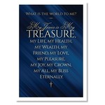 Hymns In My Heart - 5x7" Greeting Card - Encouragement - What Is the World To Me?