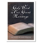 Hymns In My Heart - 5x7" Greeting Card - General - God's Word Is Our Great Heritage