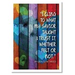 Hymns In My Heart Hymns In My Heart - 5x7" Greeting Card - Graduation - I Cling to What My Savior Taught