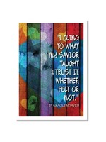 Hymns In My Heart - 5x7" Greeting Card - Graduation - I Cling to What My Savior Taught