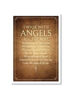 Hymns In My Heart - 5x7" Greeting Card - Graduation - I Walk With Angels