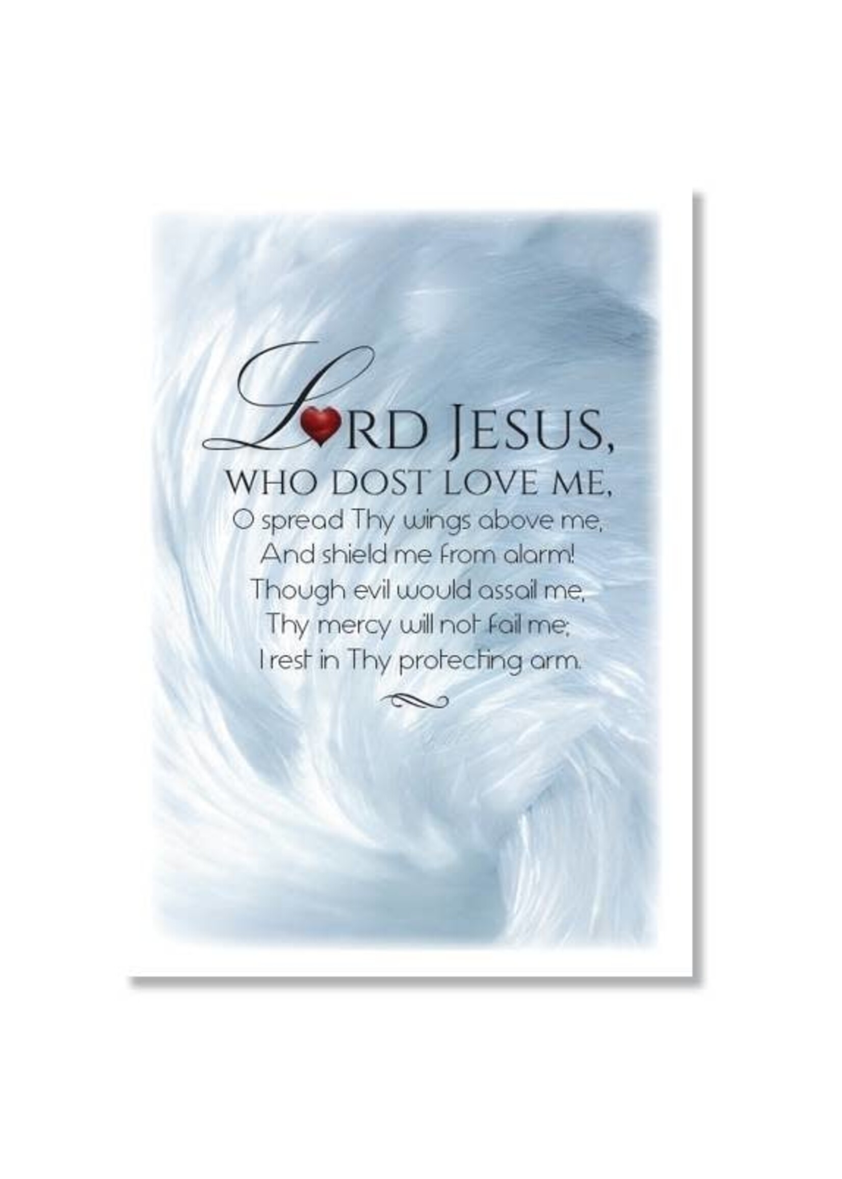 Hymns In My Heart - 5x7" Greeting Card - Birthday - Lord Jesus Who Dost Love Me