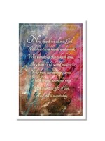 Hymns in My Heart - 5x7" Greeting Card - Mother's Day - Now Thank We All Our God