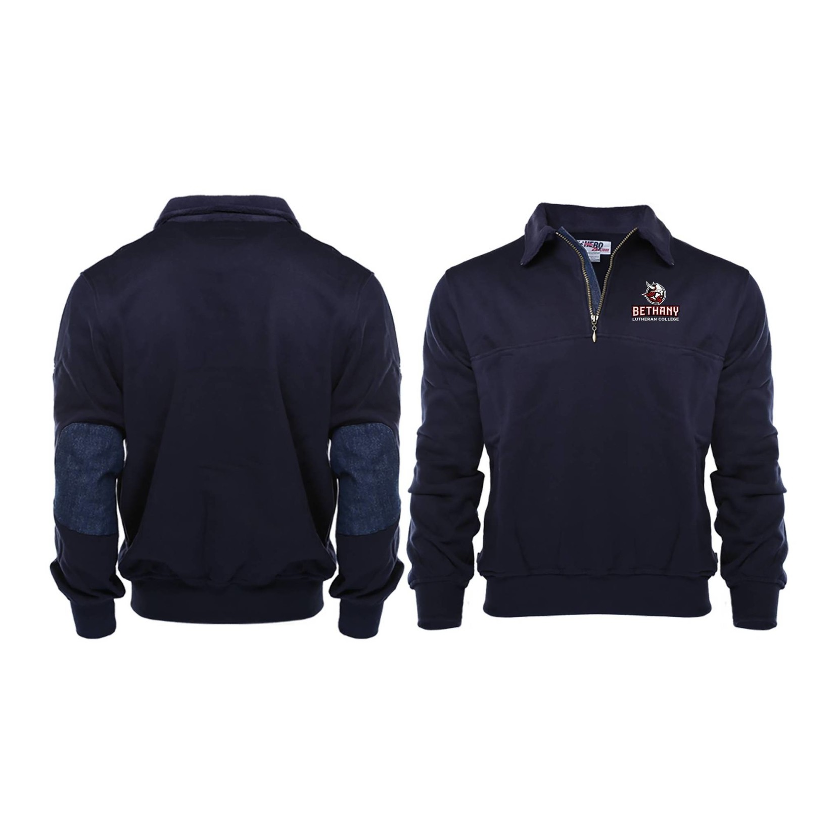 Hero 247 BLC Vikings Quarter Zip Fire Fighter Workshirt - Navy Blue