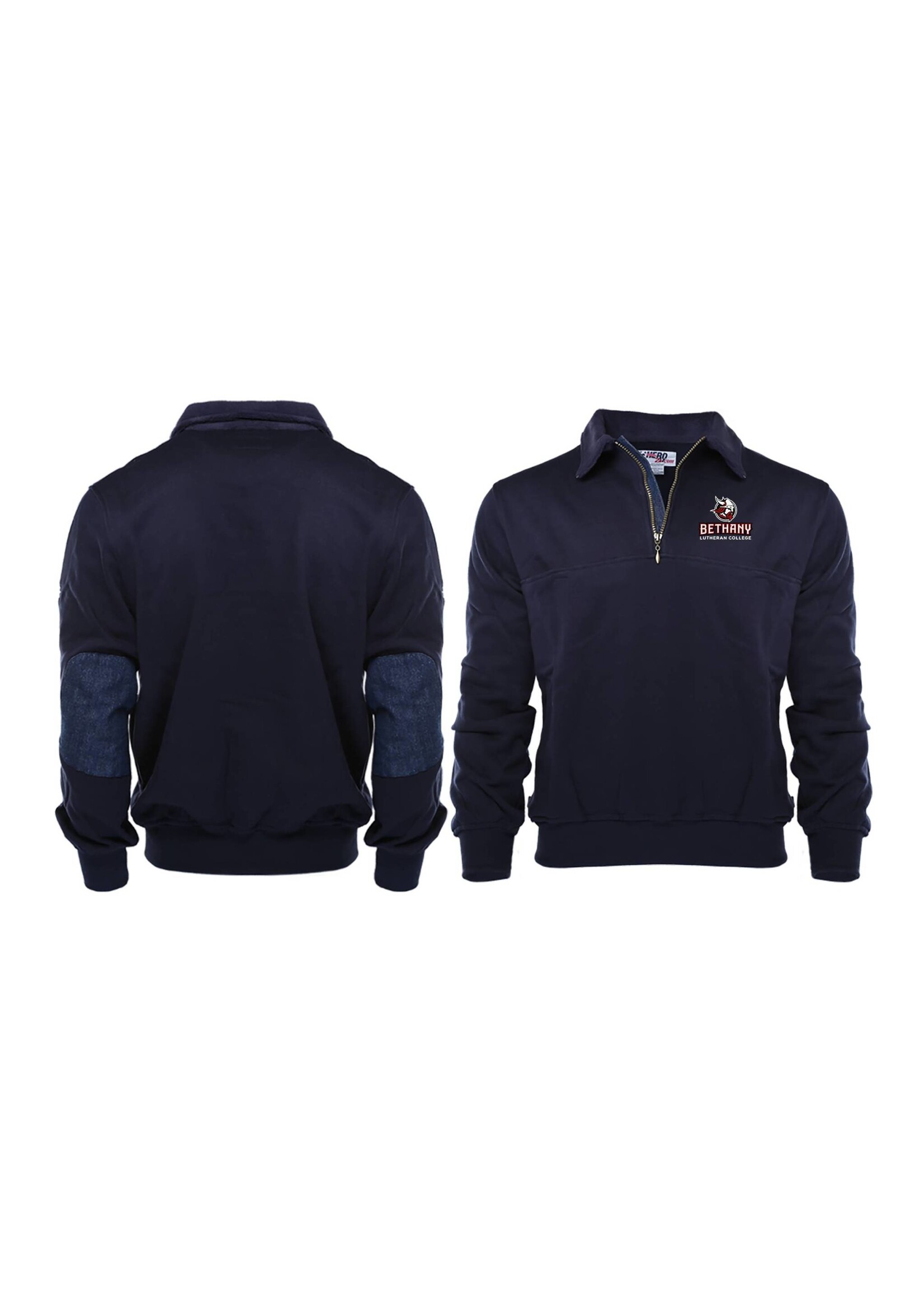 Hero 247 BLC Vikings Quarter Zip Fire Fighter Workshirt - Navy Blue