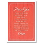 Hymns In My Heart - 5x7" Greeting Card - Birthday - Praise God From Whom All Blessings Flow