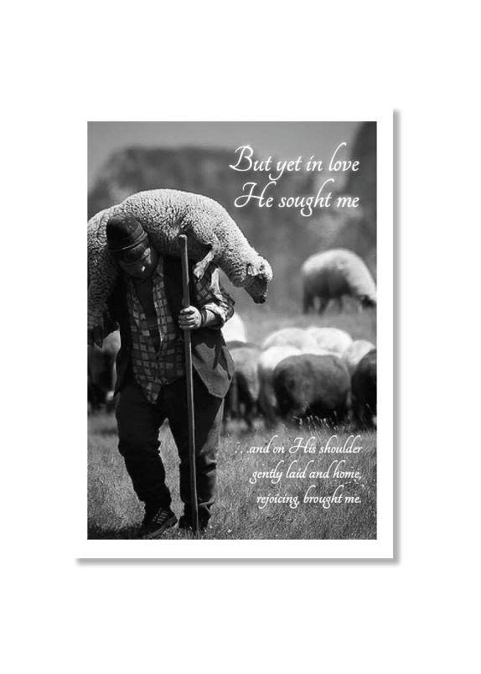 Hymns In My Heart - 5x7" Greeting Card - Encouragement - But Yet In Love (The King of Love)