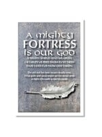 Hymns In My Heart - 5x7" Greeting Card - Encouragement - A Mighty Fortress