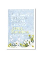 Hymns In My Heart - 5x7" Greeting Card - Wedding - In Thee is Gladness