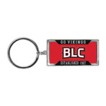 Spirit Products Go Vikings License Plate Key Chain