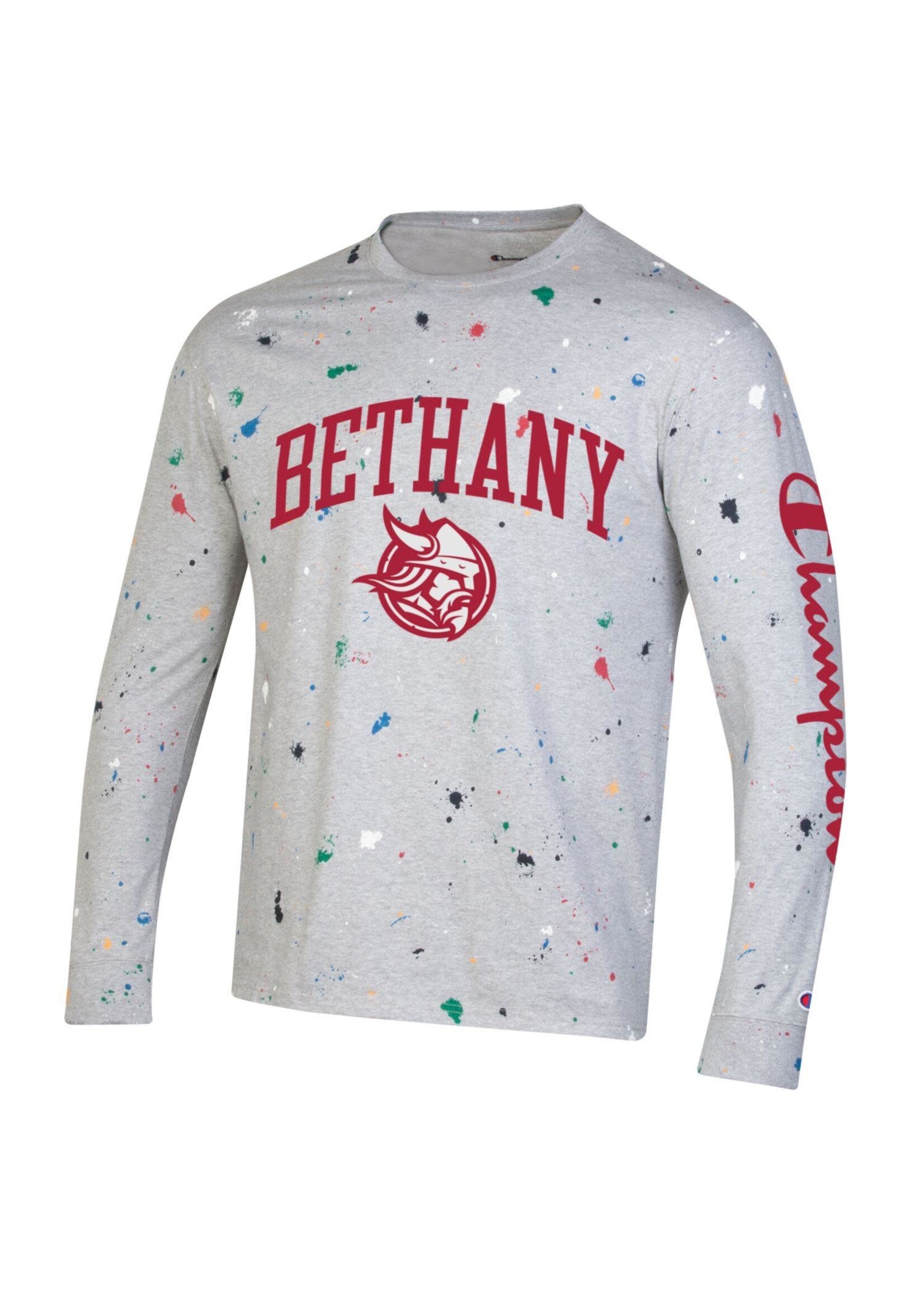 Champion Paint Splatter Long Sleeve T-Shirt