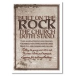 Hymns In My Heart - 5x7" Greeting Card - Appreciation (Pastor) - Grey - Built on the Rock