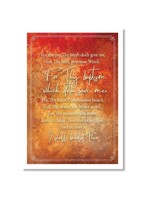 Hymns In My Heart - 5x7" Greeting Card - Baptism - For the Joy Thy Birth