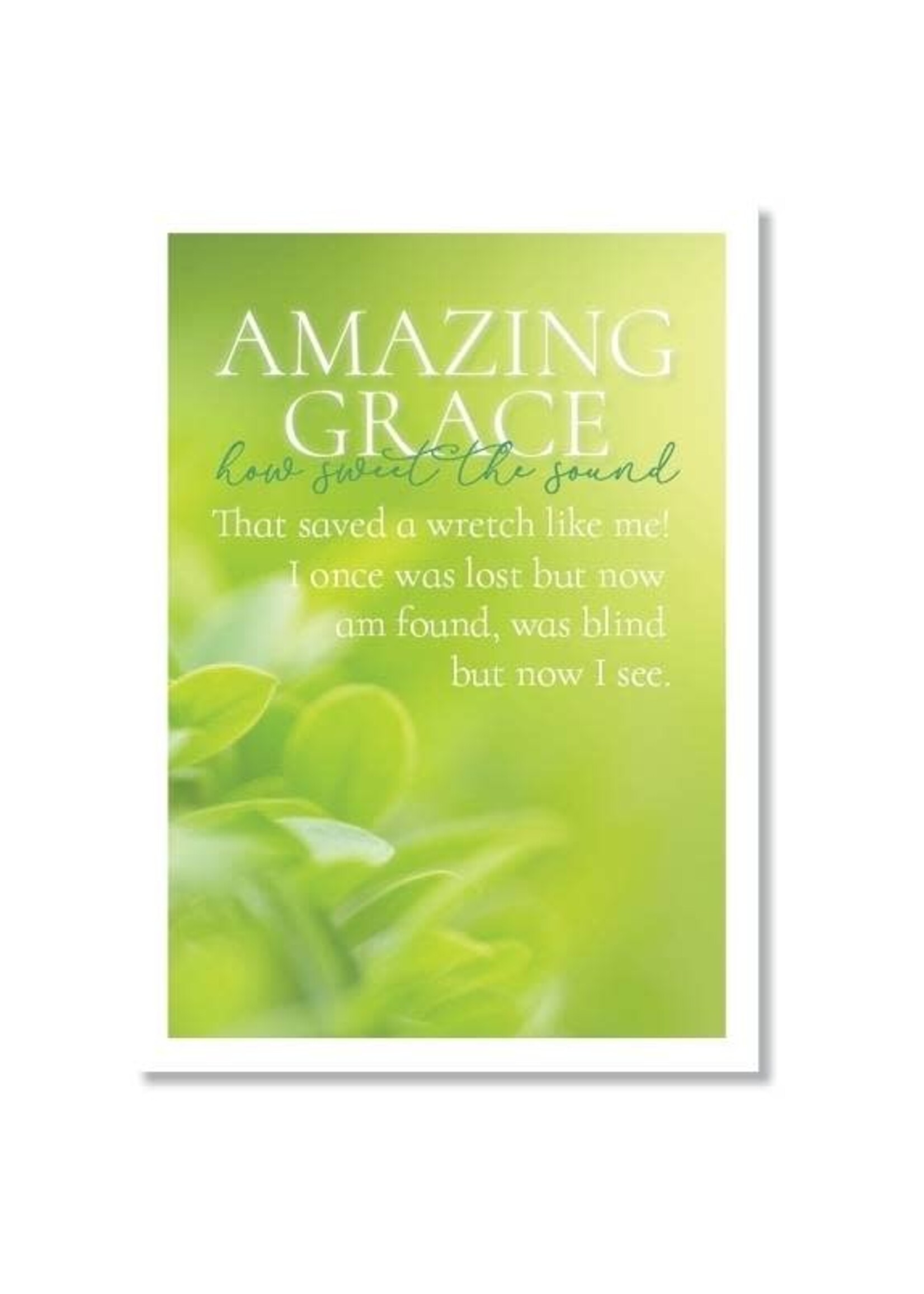 Hymns In My Heart - 5x7" Greeting Card - General - Amazing Grace