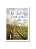Hymns In My Heart - 5x7" Greeting Card - Thank You (Teacher) - O That The Lord Would Guide